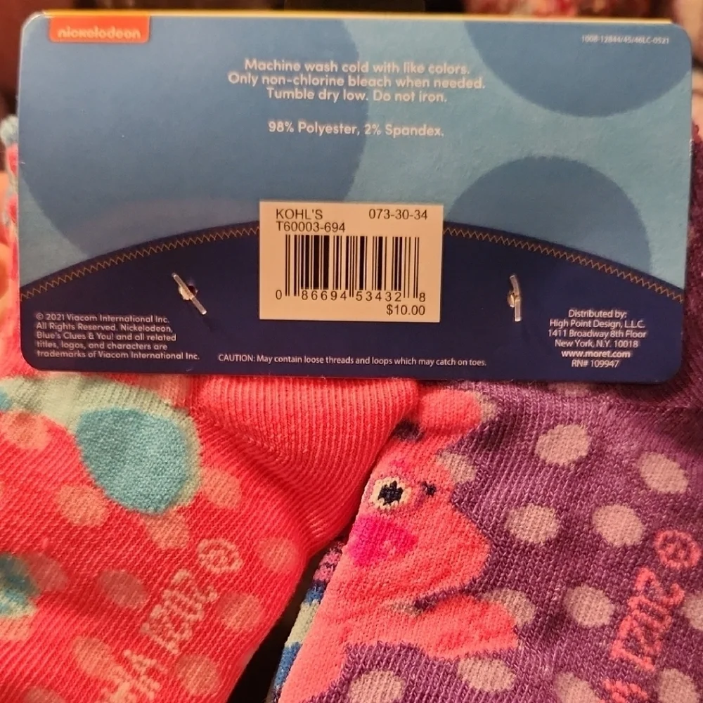 Blue's Clues Kids Socks Set